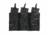 Tactical Assault Gear MOLLE Triple Shingle with Bungee - Tactical Pouches, Mc Black 835988