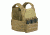 Vanguard Plate Carrier Set w/ Standard Cummerbund, Coyote Tan, XL
