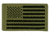 Tactical Assault Gear Velcro US Nylon/IR Flag US Flag Patches Left, Ranger Green 831235