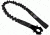 TAG Personal Retention Lanyard, Frog Clamp, Black 807347
