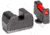 Tag Precision Glock TSH OR 9MM/.40 S&amp;W Pistol Sights Fiber Optic, 17/17L, 19/19X, 22, 23, 24, 26, 27, 33, 34, 35, 39, 45, 47, Black, 003BE003PN