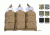 Tactical Assault Gear MOLLE Triple Shingle with Bungee Multicam MSB31MC