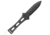 Takumitak Hidden Anger Fixed Blade Knife, 3.5in, D2, Spear Point, G10 Handle, Gray, TKF205GY