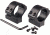 Talley 1 in Model 700-721-722-725-40X Low Ultralight Rifle Scope Rings, Black Anodize, 930700UL