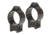 Talley 3/8in Dovetail 1in Riflescope Rings, Low, 1 Pair, Black, 38AL10L
