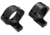 Talley Savage Revel 1in Riflescope Rings, Medium, Set of 2, Black, 940478