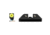 Tapco STDH Tritium Pistol Night Sight, Glock, Black Rear Sight, Tritium Green Front Sight, Black, TAP22040