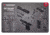 Tekmat Armorers Bench Mat 11''x17'' Sigarms P365 Black