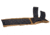 Teknetics DIGGER Digging Knife, Sheath &amp; Patch, 7.5in Blade Length, Brown Rubber Handle, Black Blade, DIGGER