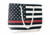 Thin Blue Line Canvas Tote Bag, Thin Red Line American Flag - BAG-CANVAS-TRL