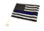 Thin Blue Line Car Flag - American Flag, Thin Blue Line - BLUE-AMERICAN-CAR