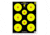Thompson Target Neon Bullseye Ultra Bright Paper Shooting Targets 19x25, 20 Pack, Yellow, Extra Large, 4100-20