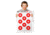 Thompson Target Sight Seer Paper Bullseye Shooting Targets 19x25, 20 Pack, Red, Extra Large, 4300-20