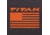 Titan Fire Youth Bow Case, Fits Bows up to 40inL, Including Genesis Bows, Gray/Orange, 6103