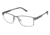 TLG NU024 Bifocal Prescription Eyeglasses - Frame Matte Gunmetal, Size 55/17mm LYNU02401