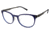 TLG NU031 Progressive Prescription Eyeglasses - Frame TRANSLUCENT NVY, Size 52/19mm LYNU03103