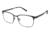 TLG NU034 Prescription Eyeglasses - Frame GUNMETAL, Size 54/16mm LYNU03401