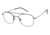 TLG NU036 Progressive Prescription Eyeglasses - Frame BLACK/GUNMETAL, Size 51/21mm LYNU03602