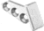 Toni System 3 Holes Thumb Rest, Left Side, Right Hand Shooter, Silver, AD3SX-SI
