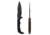 Toor Knives Apnea Fixed Blade Knife, 4.25in, CPM Cru-Wear, Drop Point, G10 Handle, Havoc Black, Black, Apnea - Havoc Black