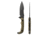 Toor Knives Apnea Fixed Blade Knife, 4.25in, CPM Cru-Wear, Drop Point, G10 Handle, Spitfire Green, Grey, Apnea - Spitfire Green