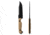Toor Knives Crewman Fixed Blade Knife, 4.5in, CPM Cruwear Steel, G10 Handle, Omaha Tan, Storm Grey, The Crewman - Omaha Tan