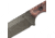 Toor Knives Field 2.0 Fixed Blade Knife, 4.5in, CPM 154, Walnut Dynamic Fluting Handle, Spanish Moss, Field 2.0-Spanish Moss