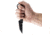 Toor Knives Jank Shank Pikal Fixed Blade Knife, 3in, CPM 154, G10, Storm Grey, Jank Shank Pikal - Shadow Black