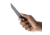 Toor Knives Krypteia T Fixed Blade Knife, 4in, CPM M4 Steel, G10 Handle, Phantom Grey, Black Hydro Static, Krypteia T - Phantom Grey