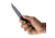 Toor Knives Serpent T Fixed Blade Knife, 3.75in, CPM3V Steel, G10 Handle, Phantom Grey, Black Hydro Static, Serpent T - Phantom Grey