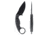 Toor Knives SOF Karsumba S Fixed Blade Knife, 2.5in, CPM M4 Blade, Drop Point Blade, G10, Black, Socom Black, Black, Karsumba S- Socom Black