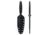 Toor Knives Specter Fixed Blade Knife, 4.75in, CPM M4 Steel, G10 Handle, SoCom Black, Black Hydro Static, Specter - SoCom Black
