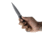 Toor Knives Specter R Fixed Blade Knife, 4.25in, CPM M4 Steel, G10 Handle, Phantom Grey, Black Hydro Static, Specter R - Phantom Grey