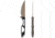 Toor Knives Willow Fixed Blade Knife, 3.75in, CPM 3V Steel, Black, G10, Canyon Drab, Willow - Canyon Drab