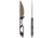 Toor Knives Willow Fixed Blade Knife, 3.75in, CPM 3V Steel, Black, G10, Canyon Drab, Willow - Canyon Drab