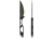Toor Knives Willow Fixed Blade Knife, 3.75in, CPM 3V Steel, Black, G10, Spanish Moss, Willow - Spanish Moss