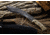 TOPS Knives A-Klub Fixed Blade Knife, 12.38in, 1095 RC 56-58 Steel, Green Canvas Micarta Handle, AKLB-02