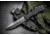 Tops Knives Al Mar Mini Sere Operator, Fixed Blade Knif, 4 in, Tumble Blade Finish, 154cm RC 58-60 Cryo Treated Steel, Black G10 Handle, AMAR-01