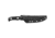 Tops Knives Al Mar Mini Sere Operator, Fixed Blade Knif, 4 in, Tumble Blade Finish, 154cm RC 58-60 Cryo Treated Steel, Black G10 Handle, AMAR-01