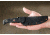 Tops Knives Al Mar Mini Sere Operator, Fixed Blade Knif, 4 in, Tumble Blade Finish, 154cm RC 58-60 Cryo Treated Steel, Black G10 Handle AMAR-01