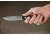 Tops Knives Al Mar Mini Sere Operator, Fixed Blade Knif, 4 in, Tumble Blade Finish, 154cm RC 58-60 Cryo Treated Steel, Black G10 Handle AMAR-01