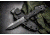 Tops Knives Al Mar Mini Sere Operator, Fixed Blade Knif, 4 in, Tumble Blade Finish, 154cm RC 58-60 Cryo Treated Steel, Black G10 Handle AMAR-01