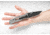 TOPS Knives CQT Thunder Hawke Folding Knive, 3.857in, Tanto, Black Teflon Finish, Black G10 Handle, CQT-THK-01