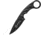 TOPS Knives CUT Combat Utility Tool Knife, 8.5in Overall, 4.25in Black Traction Coated 1095Hc Steel Drop Point, Black Canvas Micarta Handle, Dragonfly Tread Handle, Black Kydex Sheath, CUT-40-A