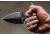 Tops Knives I Stick Fixed Blade Knife,3.50in Black 1075 RC 56-58 Steel,Black Canvas Micarta Handle, Black ISTK-01