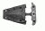 Tops Knives I Stick Fixed Blade Knife,3.50in Black 1075 RC 56-58 Steel,Black Canvas Micarta Handle, Black ISTK-01