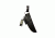 Tops Knives Leather Dangler-Style Sheath, w/Firesteel and Survival Whistle, Black, Right Hand, SHL-BUSH-LH