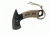 Tops Knives Microhawk Mini Axe, Brown, 1.95in, MHAWK-01