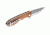 Tops Knives Mini Scandi Folder Knife 4.0, Tan MSF-4.0