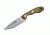 Tops Knives Scandi Trekker Fixed Blade Knife, Brown, 3.63in, STREK-3.5